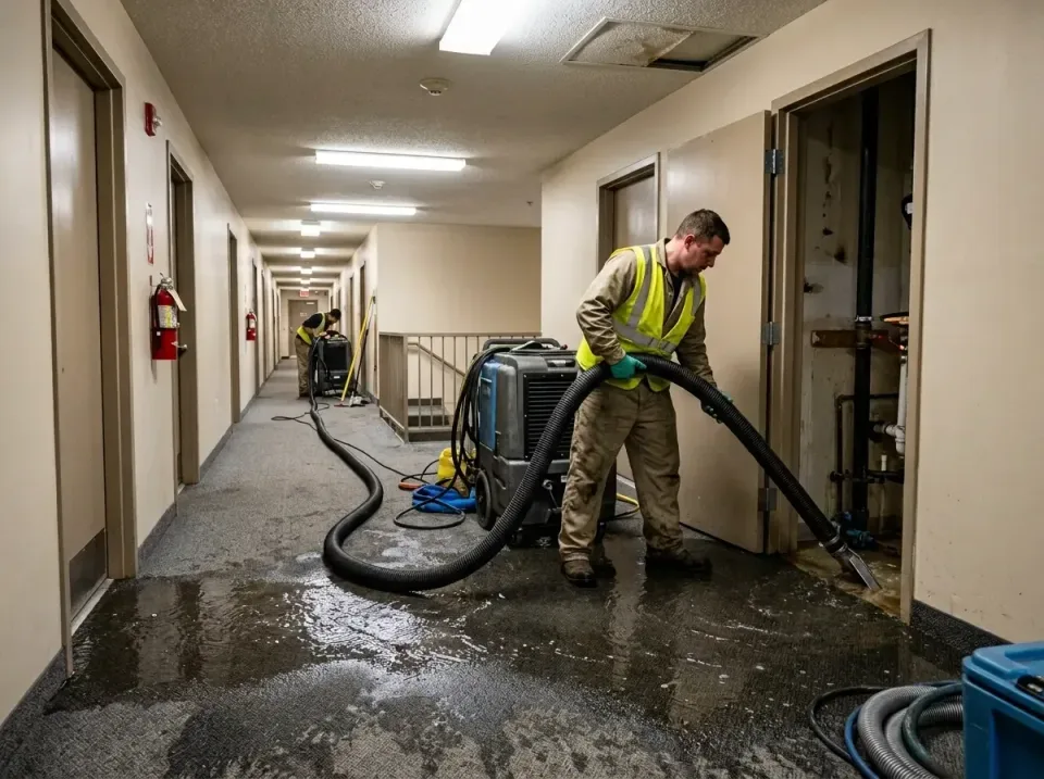 multi-unit-apartment-hallway-f-005 — frequently asked questions, Emergency Burst Pipe Water Extraction & Removal in East Lex…